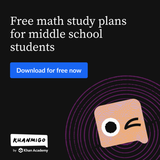Free math study plans for middle school students