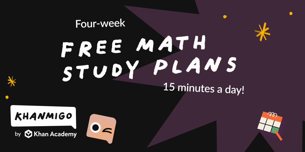 Free math study plans
