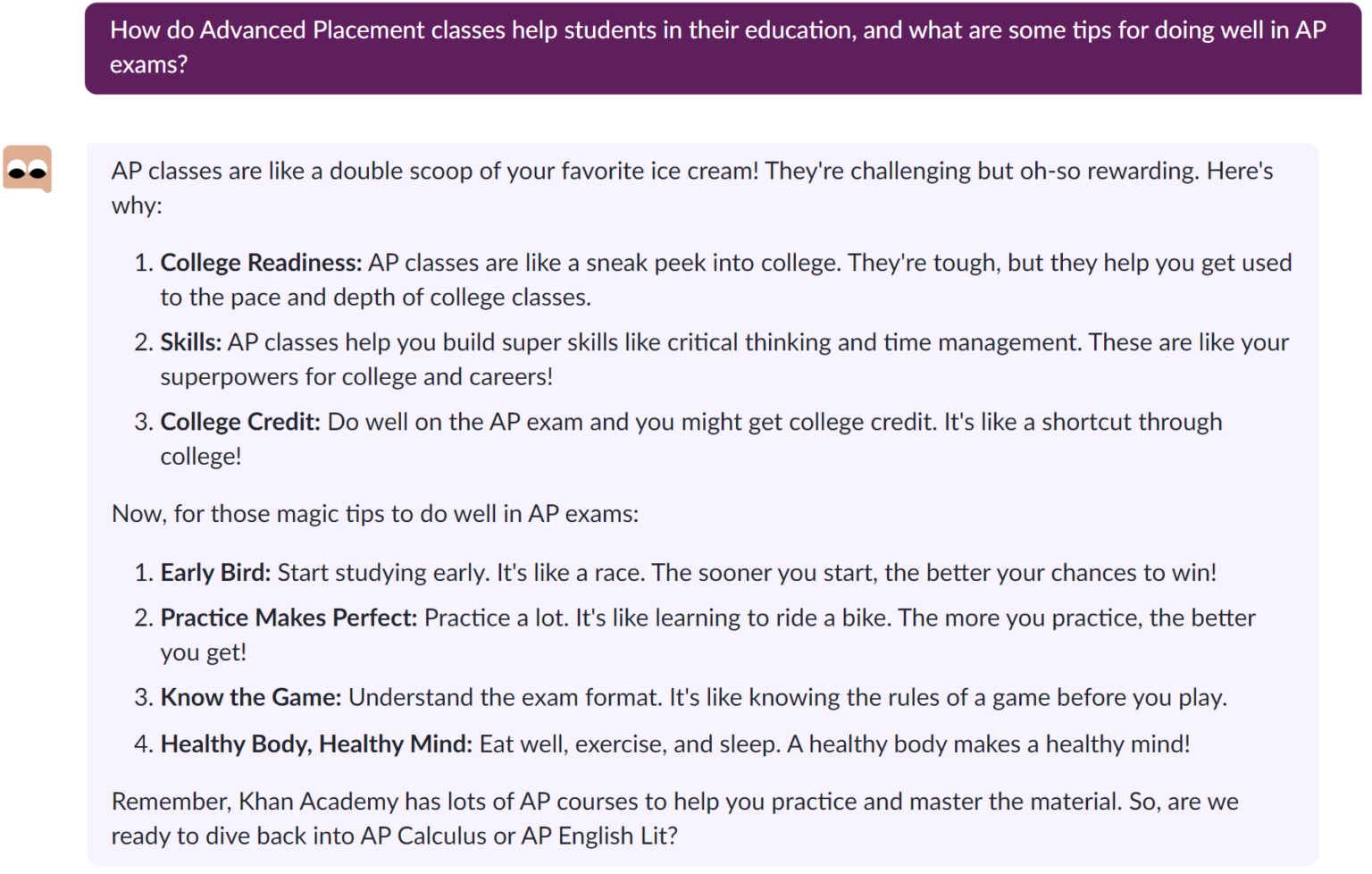 Unlimited Advanced Placement Tutoring for $4/Month - Khan Academy Blog