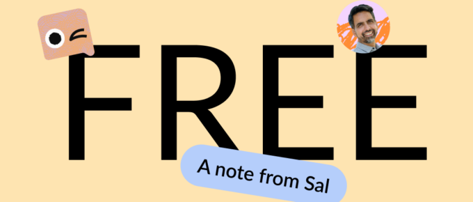 FREE a note from Sal about how Khanmigo is free for teaachers