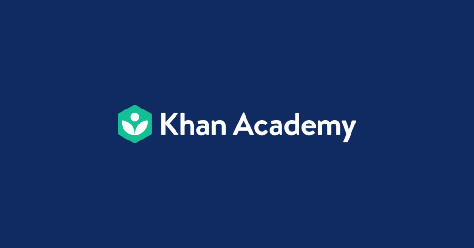 A imagem mostra a logo e nome da instituição “Khan Academy”.