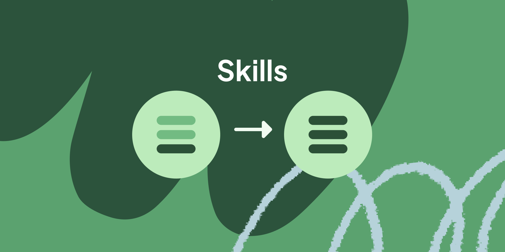 an illustration about skills