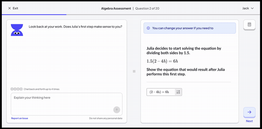 Animated image of Khan Academy Interim Assessments